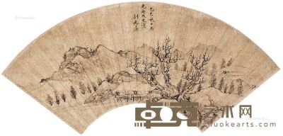 刘光远 秋山图 17×47cm