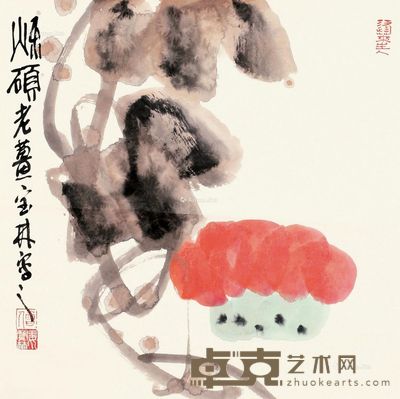 姜宝林 秋硕 44×46cm