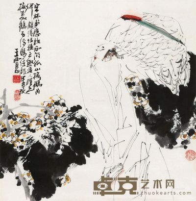 王西京 杜甫诗意 68×68cm