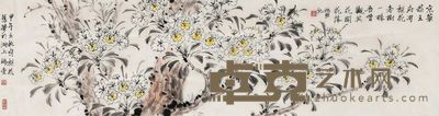 李鸿照 梨花旧叟 37×137cm
