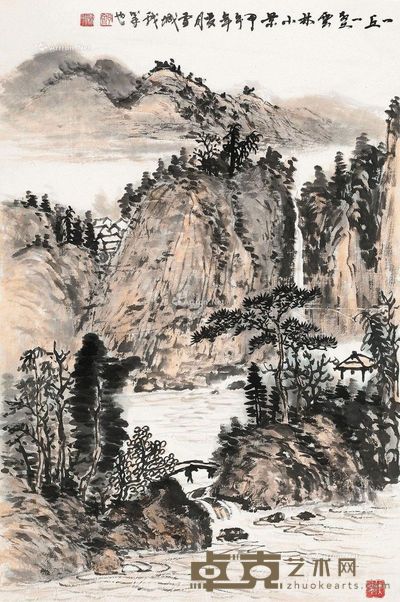 徐雪城 云林小景 69×45cm