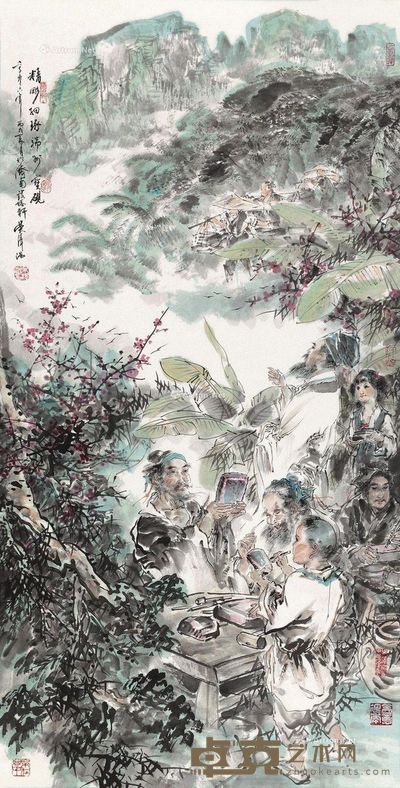 吴泽浩 精雕细琢端州宝砚 136×68cm