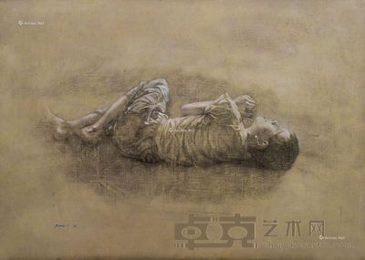 杨春生 伏地少年之一 97×130cm