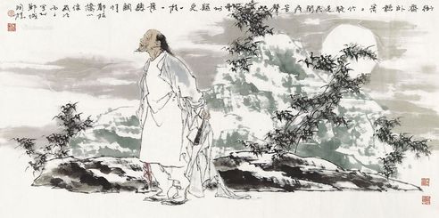 韩国榛 板桥像