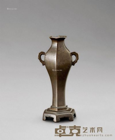 清早期 铜香瓶 高12.2cm