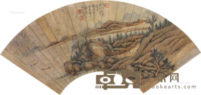 王翚 渔庄秋霁 18×50cm