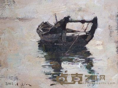 林永康 小船 40×30cm