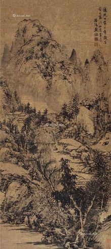 戴鉴 山居图