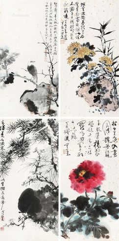 吴灏 花鸟