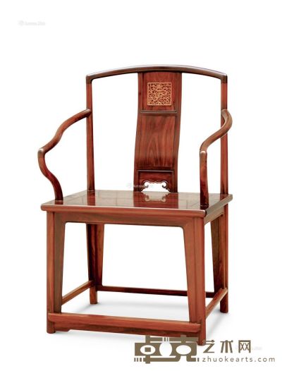 包天伟《高扶手南官帽椅》 65×96×56cm