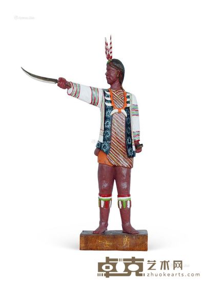 曾进财《勇士》 53×33×9cm