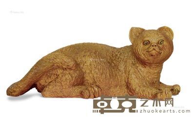 杨乃魁《母子猫》 40×20×20cm