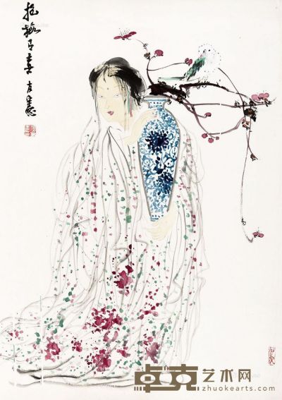 张友宪 人物 78×55cm