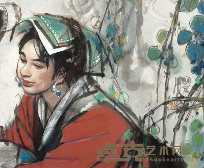 史国良 人物 31×37cm