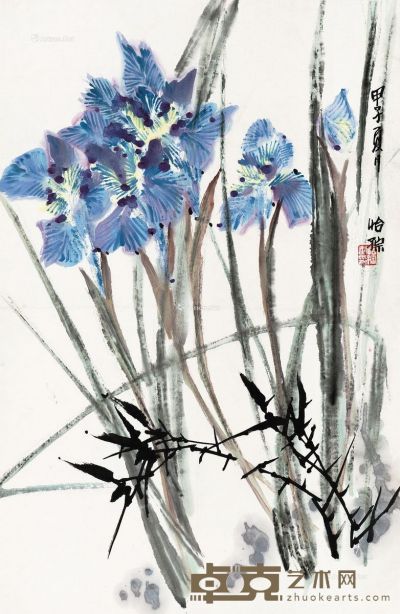 郭怡孮 花卉 67×43cm