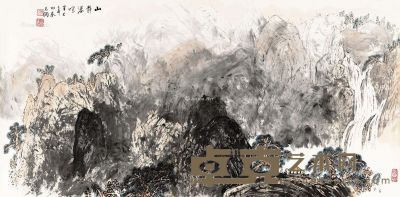 孙克纲 山水 68×136cm