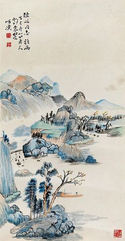 邓怀农 山水