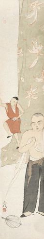 马骏消夏图