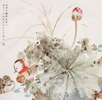 周午生丁亥（2007）年作花鸟