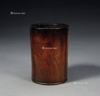 清 黄花梨笔筒