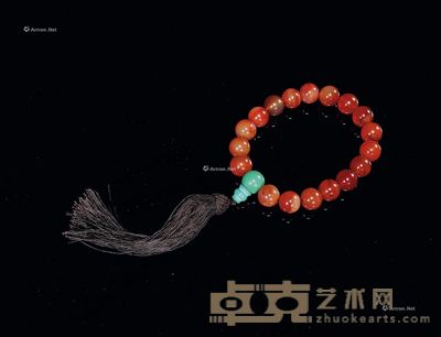 玛瑙手钏 直径1.5cm