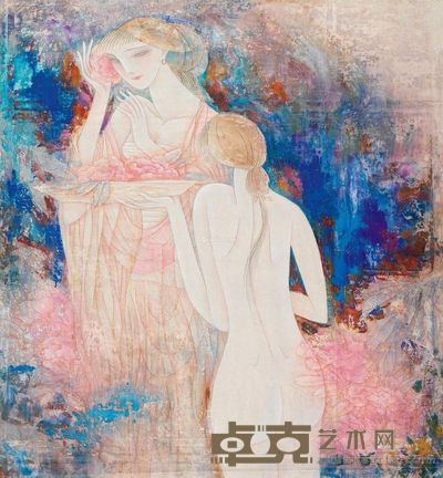 冯长江人物 89×83cm
