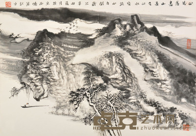 李晓松 山花落尽 44×64cm 约2.58平尺