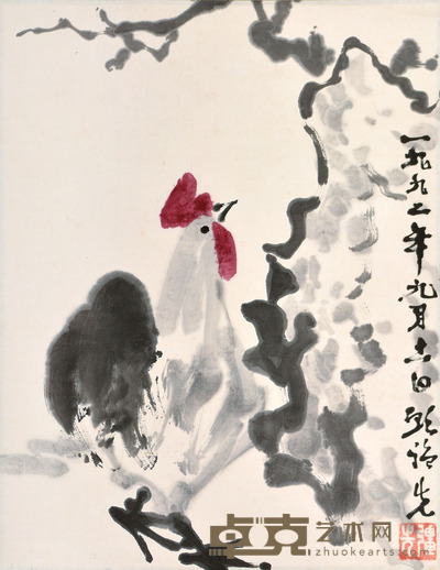 顾强先 大吉图 43×33.5cm 约1.35平尺