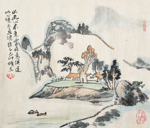 朱修立 山水