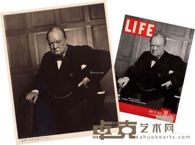 1941年摄影大师尤素福·卡什作温斯顿·丘吉尔 