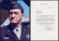 1947年美国空军中将陈纳德签名信函