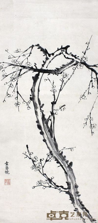 金蓉镜梅花 91×38cm