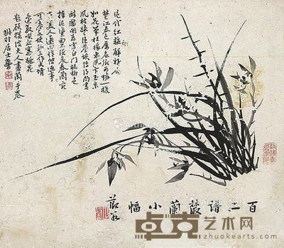 刘世馨兰 32×28cm
