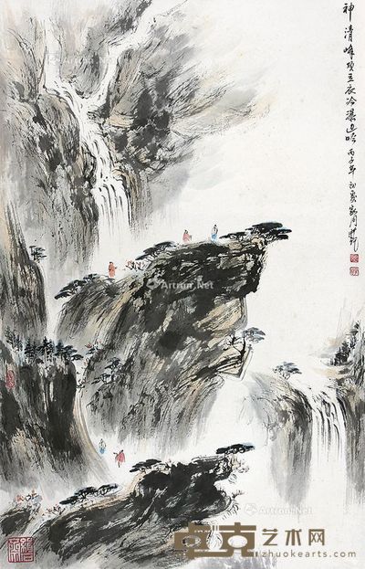 裴家同山水 70×44cm
