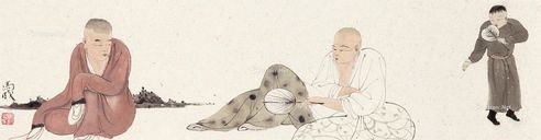马骏 纳凉图