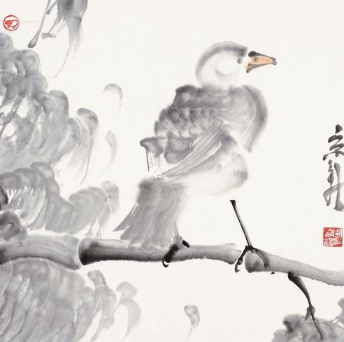 周京新枝头小鸟