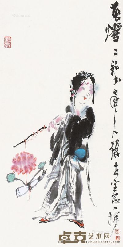 张友宪花灯 68×34cm