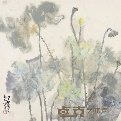 聂危谷荷 69×68cm