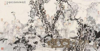 吴元奎清泉又出林杪处 69×137cm