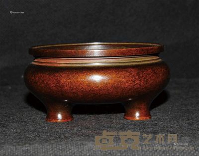 铜炉 高8.5cm