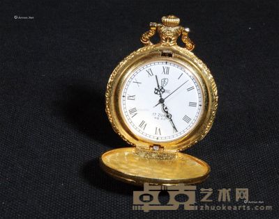 掐丝珐琅怀表 直径4cm