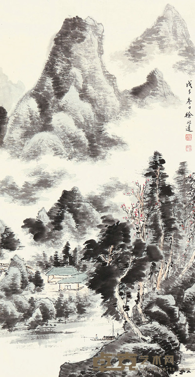 徐邦达 山水 80×42