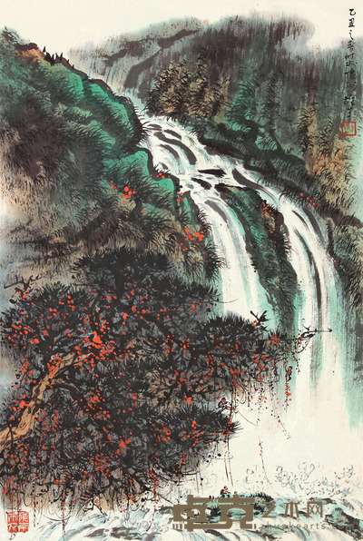 黎雄才 山水 68×45