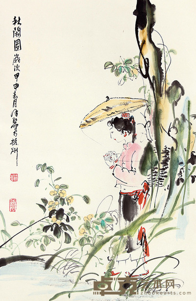 徐默 秋闲图 69×45