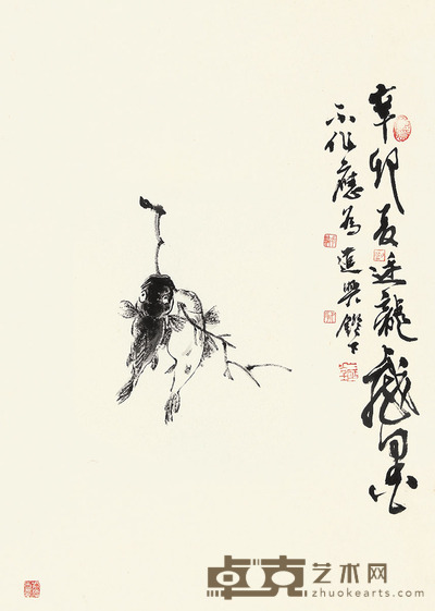 刘廷龙 双鱼 46×33