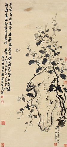 李鱓 千叶菊开