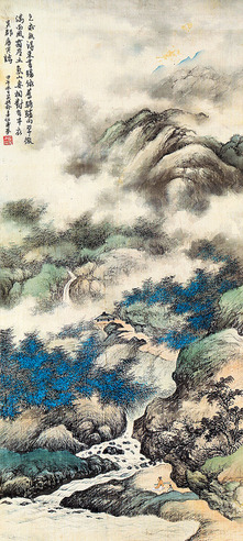 俞子才 山水