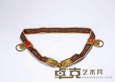 清乾隆 铜鎏金“提携” （一套） 长86cm
