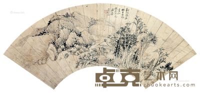 董邦达 山水 16×49cm