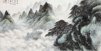 黎雄才 山水